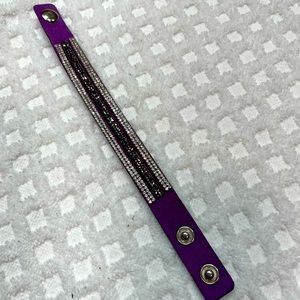 Purple bracelet